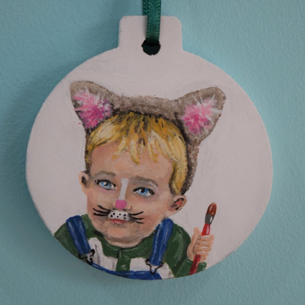 Dylan Cat Ears Ornament